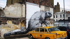 Graffiti Taxi cityscapes