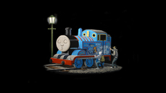 Graffiti Thomas the Tank