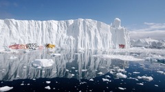Graffiti time first polar icebergs dunno