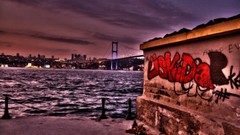 Graffiti Turkey Istanbul HDR Photography