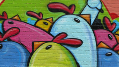 Graffiti urban multiscreen