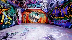 Graffiti wall art