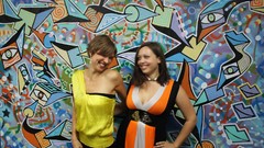 Graffiti woman street art