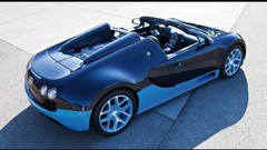 Grand bugatti veyron blue cars