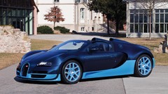 Grand bugatti veyron blue cars