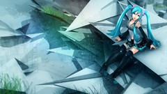 Grass abstract headphones tie navel sitting shirts tattoos 