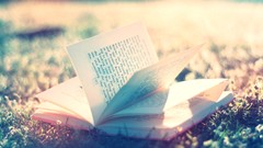 Grass Books sunlight depth of field photo filters