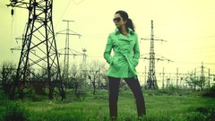 Grass Green woman outdoors Ukraine brunettes