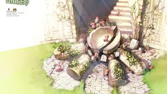 Grass hats Shorts anime girls Mabinogi