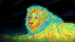 Grass Lions multicolor Matei Apostolescu