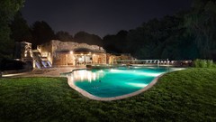 Grass swimming pools