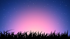 Grass vectors simple evening