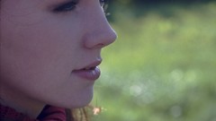 Grass wind woman faces fields ancilla tilia stare