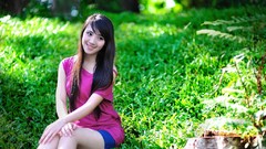 Grass woman asians Viet Nam