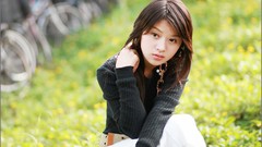 Grass woman China asians models