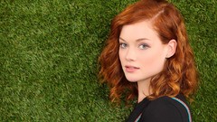Grass woman faces models redheads jane levy