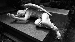 Graves angels sculptures