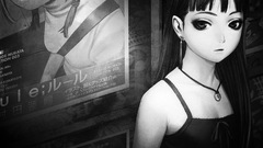 Gray anime girl cute