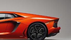 Gray background cars Lamborghini sports cars orange cars