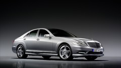 Gray background cars Mercedes-Benz