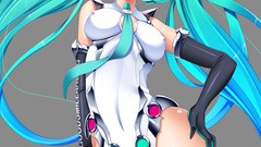 Gray background headphones Umbrellas tie navel gloves blush 