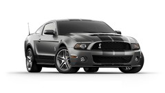 Gray black front stripes ford mustang shelby gt500 muscle cars 