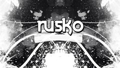 Gray black Music white dubstep Rusko