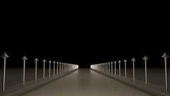 Gray black white lights reflections 3d street lights cinema 4d 