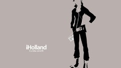 Gray blue Bones parody silhouettes ipod holland eureka seven 