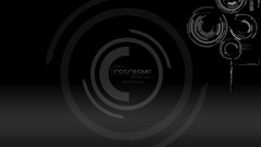 Gray circles digital art