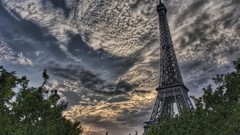 Gray Eiffel Tower iron