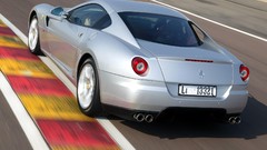 Gray Ferrari sports cars
