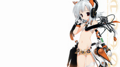 Gray hair Simple Background