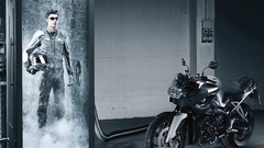 Gray Men wildlife motorbikes