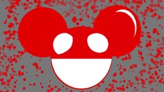 Gray red dots deadmau5