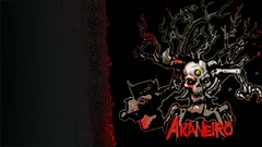 Gray red skulls video games