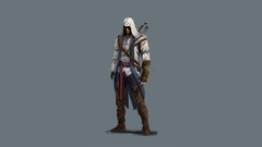 Gray Robin Hood assassins creed activision minimalistic Archers 