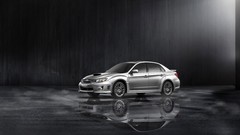 Gray silver cars monochrome vehicles subaru impreza subaru 