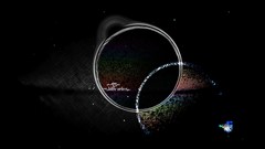 Gray Stars black black and white lights abstract hope Black 