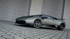 Gray Steel cars lamborghini murcielago