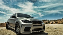 Gray tuning cars BMW bmw x6