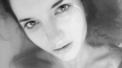 Gray water woman grayscale