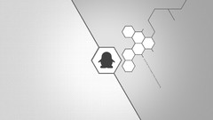 Gray white Linux tux