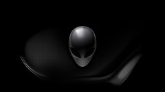 Grayscale alien