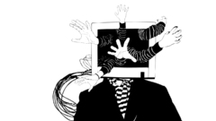 Grayscale candlejack This crt