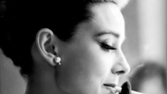 Grayscale Cigarettes Audrey Hepburn