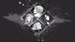 Grayscale Dogs bullets and