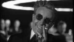 Grayscale Dr Strangelove monochrome