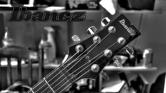 Grayscale guitars Ibanez