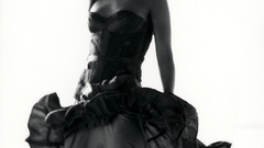 Grayscale Jordana Brewster monochrome